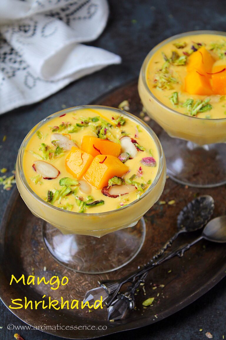 Mango Shrikhand With Greek Yogurt