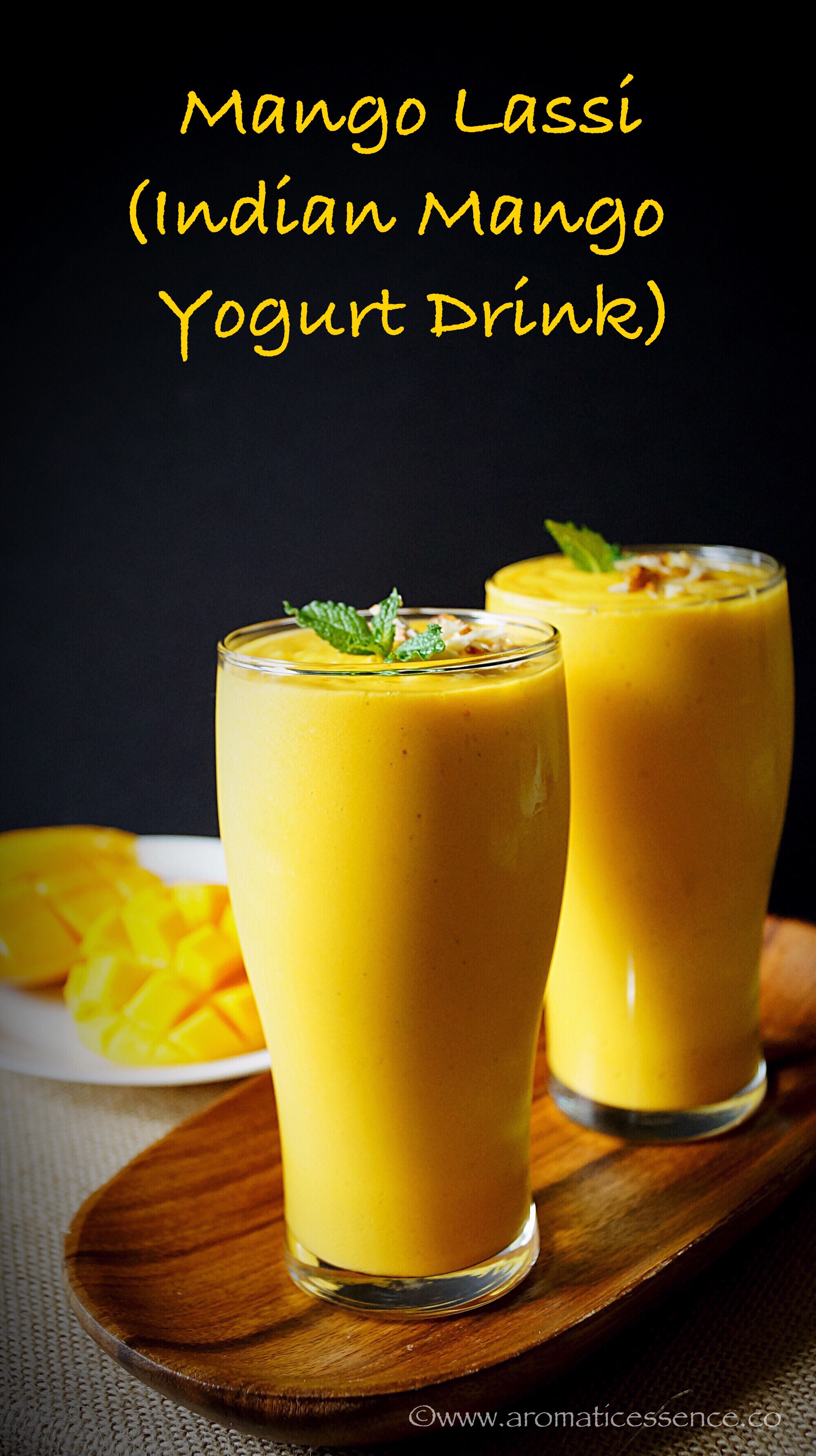 How To Make A Mango Lassi (4 Ingredients)