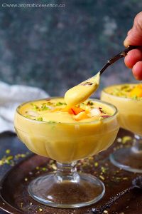 Instant Mango Shrikhand With Greek Yogurt | Aamrakhand