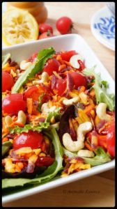 Rainbow Carrot Salad With Honey Lemon Dressing