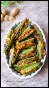 Bharli Bhendi (Maharashtrian Style Stuffed Okra)