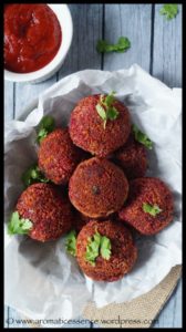 Beetroot cutlet