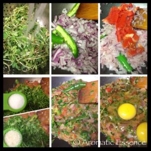 Egg Methi Bhurji (Scrambled Eggs With Fenugreek)