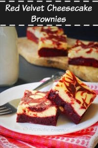 red velvet cheesecake brownies