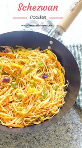 Schezwan Noodles | Szechuan Noodles | How To Make Spicy Schezwan Noodles