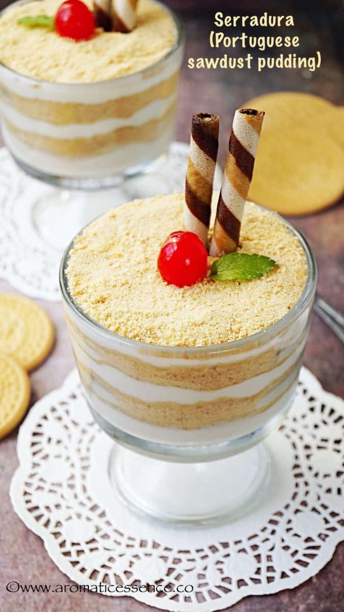 Very Easy and No-Bake Dessert in a Glass (Only 3 Ingredients) - Serradura  Portuguesa 