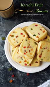 Karachi Fruit Biscuits (eggless) #fruitbiscuits #eggless #karachibiscits #baking #indian @aromaticessence