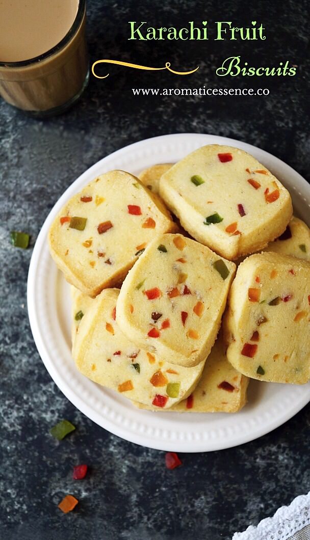 Karachi Biscuits | Fruit Biscuits (Hyderabad Karachi Bakery Style)
