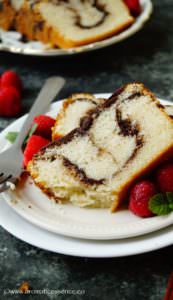eggless marble cake