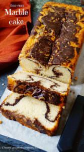 eggless marble cake