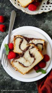 eggless marble cake