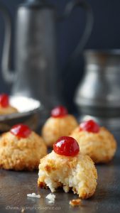 Eggless Coconut Macaroons | Two Ingredient Coconut Macaroons