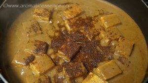 Paneer Kali Mirch (Indian cottage cheese simmered in a peppery curry)