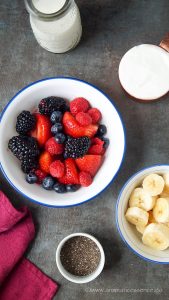 Mixed Berry Smoothie | Mixed Berry Chia Seed Smoothie