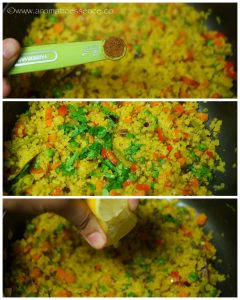 Cauliflower Rice Pilaf | Turmeric Cauliflower Rice