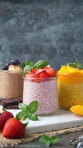 chia seed pudding plus 3 delicious variations