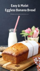 Easy Banana Bread Recipe (Eggless) | How To Make Banana Bread