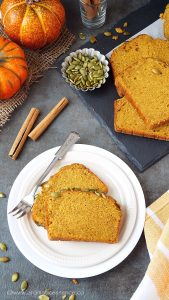 Pumpkin Bread Recipe (Eggless) | How To Make Pumpkin Bread
