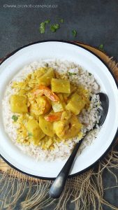 Prawn Caldine | Prawn Curry With Coconut Milk (Goan Style)