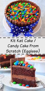 Kit Kat Cake Recipe From Scratch | M&M's Cake | Candy Cake