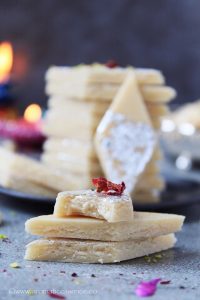 Kaju Katli Recipe | Kaju Barfi (Easy, No-Cook Recipe)