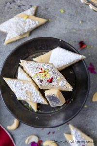 Kaju Katli Recipe | Kaju Barfi (Easy, No-Cook Recipe)