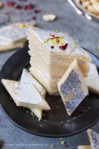 Kaju Katli Recipe | Kaju Barfi (Easy, No-Cook Recipe)