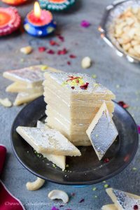 Kaju Katli Recipe | Kaju Barfi (Easy, No-Cook Recipe)