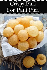 Puri Recipe for Pani Puri | How To Make Suji Golgappa