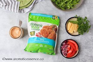 Vegan Wraps With BBQ Chik'n Nuggets