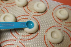 Eggless Thumbprint Cookies | Shortbread Thumbprint Cookies | Rosenmunnar