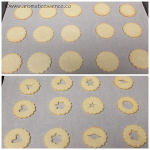 Eggless Linzer Cookies