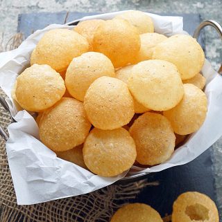 Puri Recipe for Pani Puri | How To Make Suji Golgappa