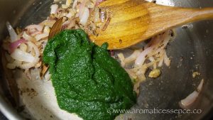 Palak Rice | Palak Pulao | Spinach Pulao