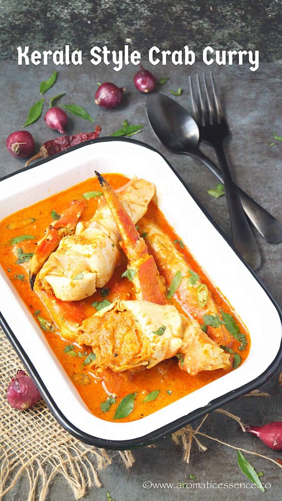 Crab Curry Recipe With Coconut | Kerala Njandu Curry