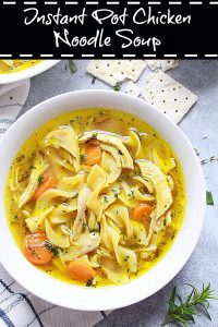 Instant Pot Chicken Noodle Soup Recipe