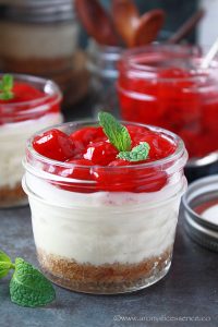 Instant Pot Mason jar Cheesecake