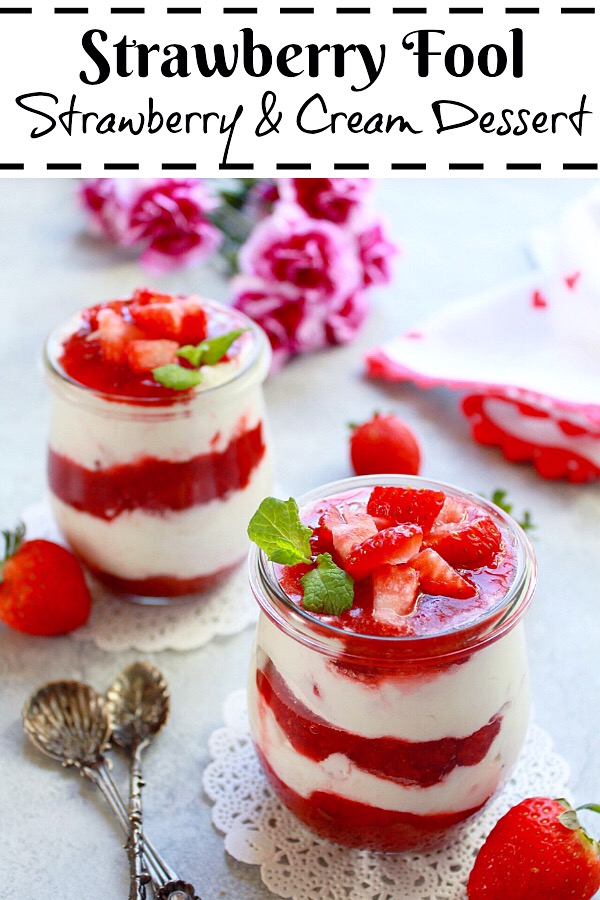 Strawberry Fool Recipe | Strawberry & Cream Dessert