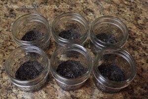 oreo crust for chocolate cheesecake in jars