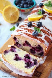 lemon blueberry loaf