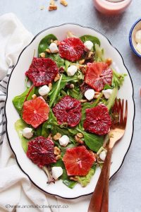 Blood Orange Salad With Blood Orange Vinaigrette