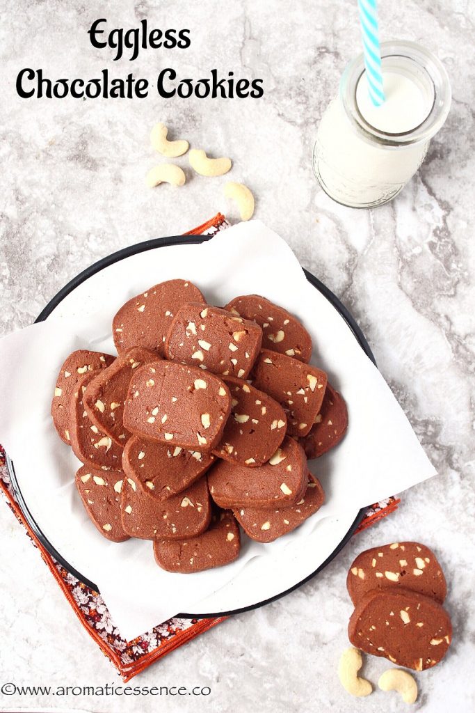 eggless chocolate cookies