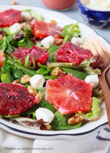 Blood Orange Salad With Blood Orange Vinaigrette