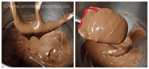 chocolate cheesecake batter