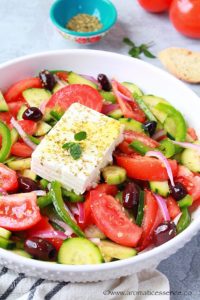 Greek peasant salad