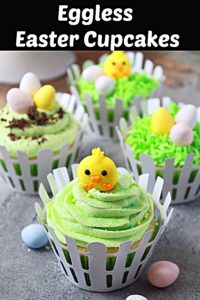 Eggless Easter Cupcakes