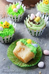 Easter Cupcakes {Eggless}