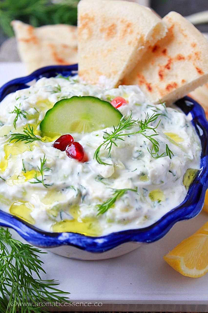 Steak Gyros with Tzatziki Cucumber Sauce - Creme De La Crumb