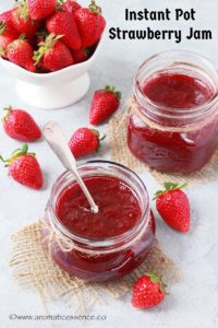 Instant Pot Strawberry Jam Recipe {Without Pectin}