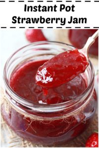 Instant Pot Strawberry Jam Recipe {Without Pectin}